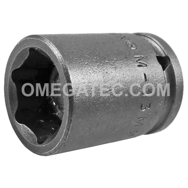 M-13MM11 Apex 13mm Dado de Impacto Estándar Métrico Magnético de 6 Puntos, Impulsión Cuadrado de 1/4''
