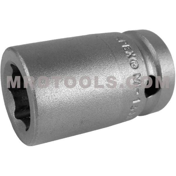 M-13MM15 Apex 13mm Dado de Impacto Estándar Métrico Magnético de 6 Puntos, Impulsión Cuadrado de 1/2''