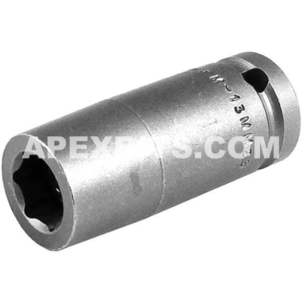 M-13MM25 Apex 13mm Dado de Impacto Largo Métrico Magnético de 6 Puntos, Impulsión Cuadrado de 1/2''