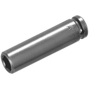 M-15MM45 Apex 15mm Dado de Impacto Estándar Métrico Magnético de 6 Puntos con Pared Delgada, Impulsión Cuadrado de 1/2''