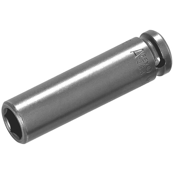 M-18MM35 Apex 18mm Dado de Impacto Extra Largo Métrico Magnético de 6 Puntos, Impulsión Cuadrado de 1/2''