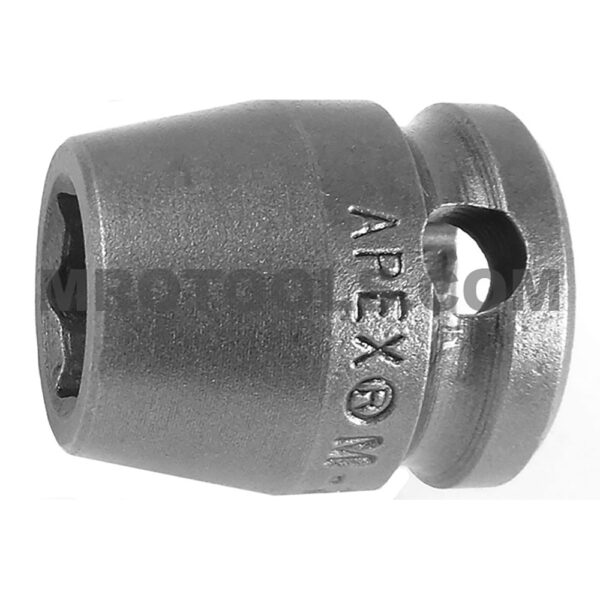 M-3012 Apex 3/8'' Dado de Impacto Corto Magnético de 6 Puntos, Impulsión Cuadrado de 3/8''