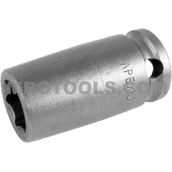 M-3114 Apex 7/16'' Dado de Impacto Estándar Magnético de 6 Puntos, Impulsión Cuadrado de 3/8''