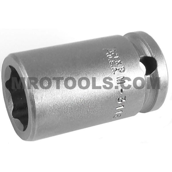 M-3118 Apex 9/16'' Dado de Impacto Estándar Magnético de 6 Puntos, Impulsión Cuadrado de 3/8''