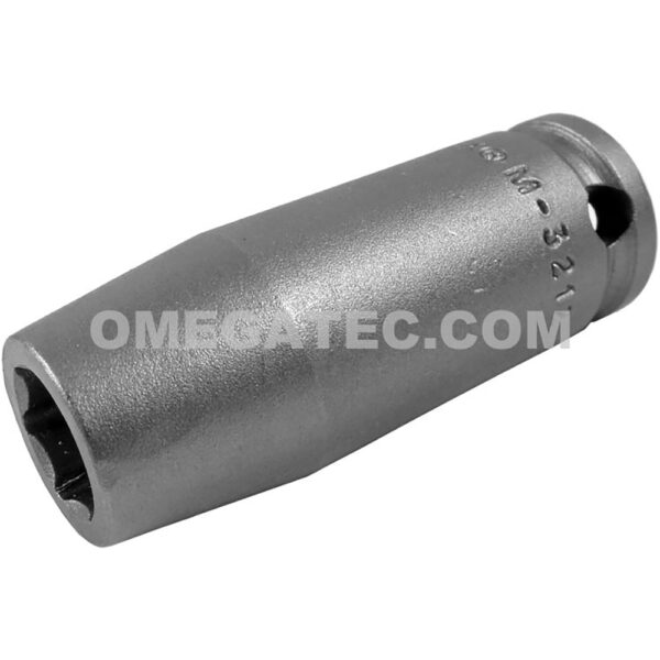 M-3212 Apex 3/8'' Dado de Impacto Largo Magnético de 6 Puntos, Impulsión Cuadrado de 3/8''