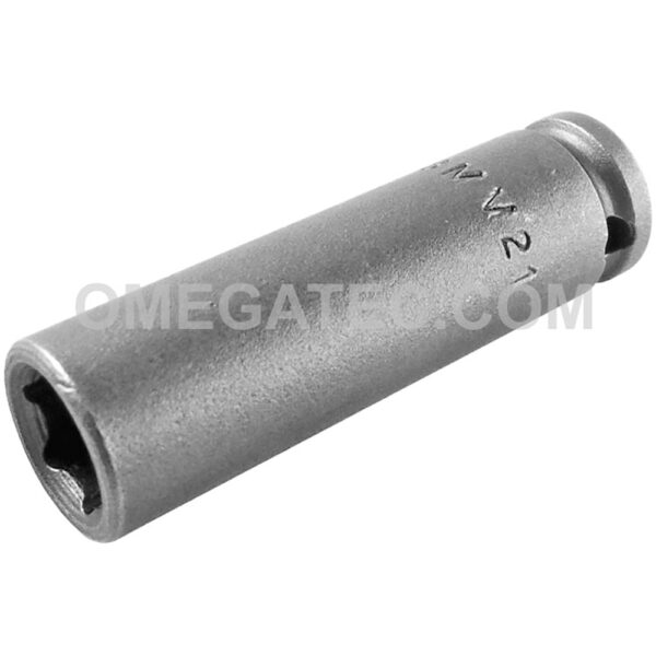 M-8MM21 Apex 8mm Dado de Impacto Largo Métrico Magnético de 6 Puntos, Impulsión Cuadrado de 1/4''