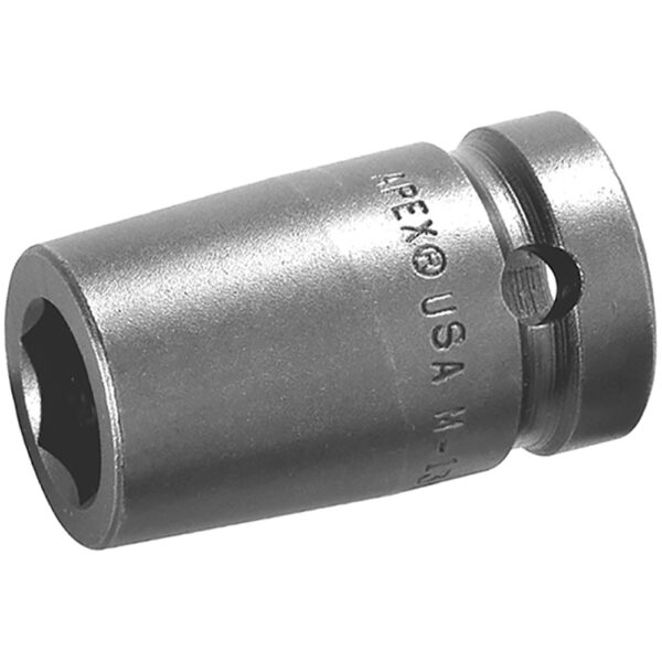 M1E16 Apex 1/2'' Dado de Impacto Estándar Magnético de 6 Puntos, Para Tornillos para Lámina, Orificios Pretaladrados, Impulsión Cuadrado de 1/4''