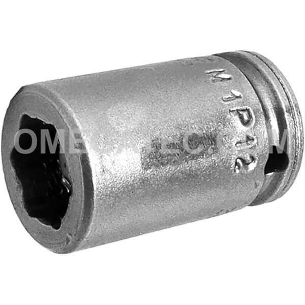 M1P12 Apex 3/8'' Dado de Impacto Estándar Magnético de 6 Puntos, Para Tornillos para Lámina, Tornillos Autoperforantes, Impulsión Cuadrado de 1/4''