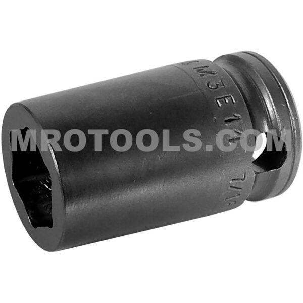 M3E14 Apex 7/16'' Dado de Impacto Estándar Magnético de 6 Puntos, Para Tornillos para Lámina, Orificios Pretaladrados, Impulsión Cuadrado de 3/8''