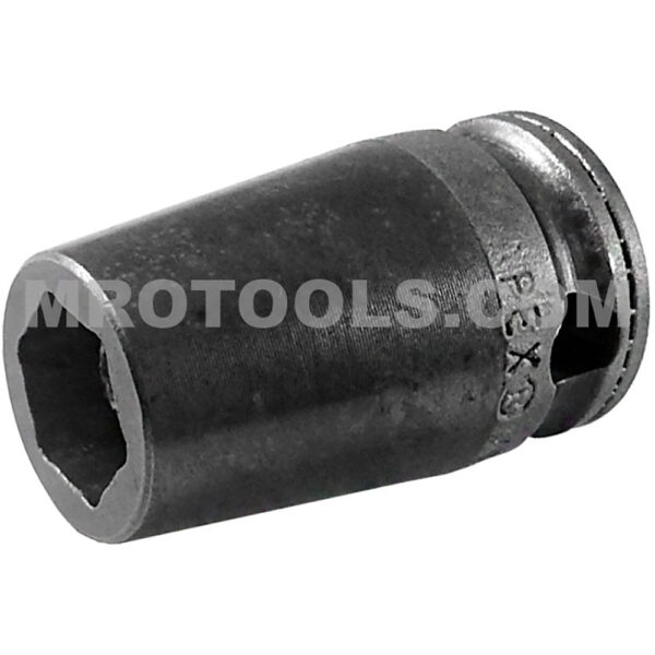 M3P12 Apex 3/8'' Dado de Impacto Estándar Magnético de 6 Puntos, Para Tornillos para Lámina, Tornillos Autoperforantes, Impulsión Cuadrado de 3/8''