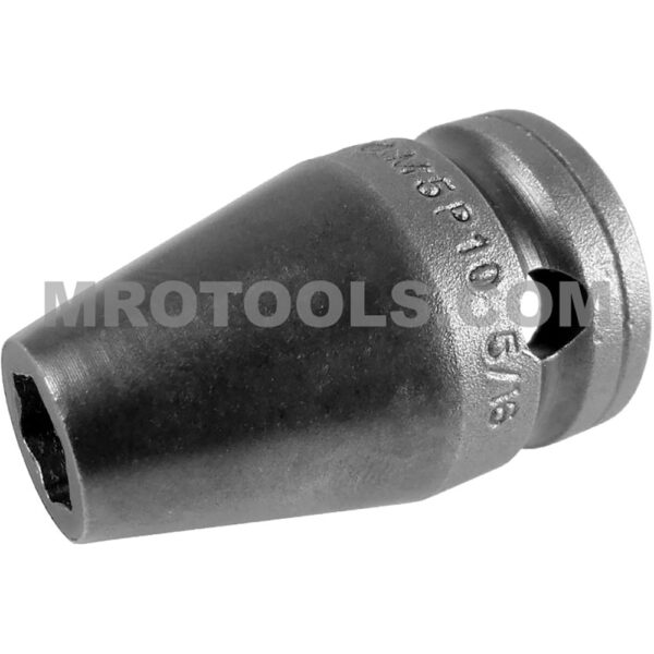 M5P10 Apex 5/16'' Dado de Impacto Magnético de 6 Puntos, Tornillos para Lámina, Tornillos Autoperforantes, Impulsión Cuadrado de 1/2''