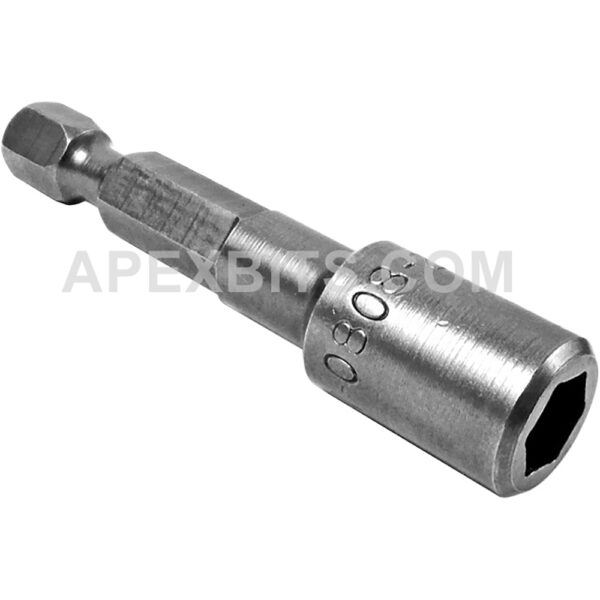 M6N-0808-2 Apex 1/4'' Aprietatuerca de 6 Puntos Magnético, Impulsor de Poder de 1/4''