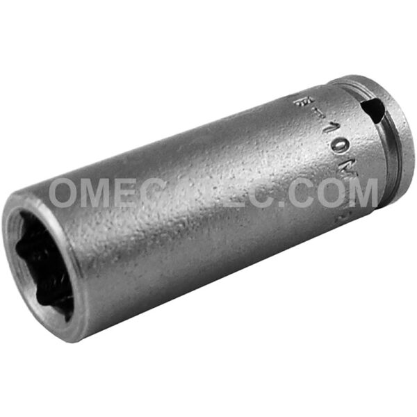 MB-10MM21 Apex 10mm Dado de Impacto Largo Métrico Magnético de 6 Puntos con Despeje para Perno, Impulsión Cuadrado de 1/4''