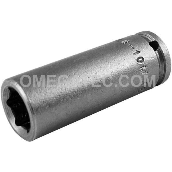 MB-10MM21-D Apex 10mm Dado de Impacto Largo Métrico de 12 Puntos, Impulsión Cuadrado de 1/4''