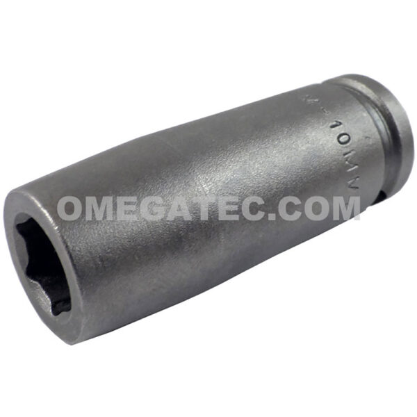 M-10MM23 Apex 10mm Dado de Impacto Largo Métrico Magnético de 6 Puntos, Impulsión Cuadrado de 3/8''