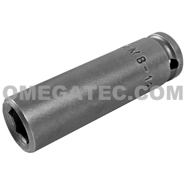 MB-1210 Apex 5/16'' Dado de Impacto Largo Magnético de 6 Puntos con Despeje para Perno, Impulsión Cuadrado de 1/4''
