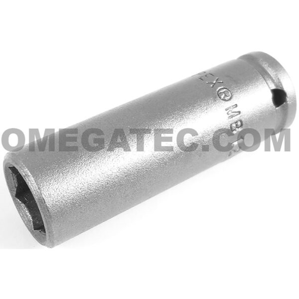 MB-1212 Apex 3/8'' Dado de Impacto Largo Magnético de 6 Puntos con Despeje para Perno, Impulsión Cuadrado de 1/4''