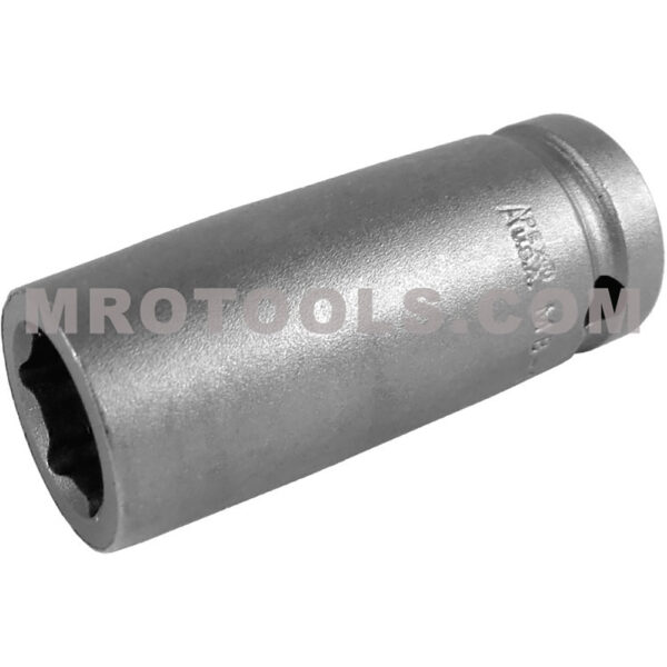 MB-14MM25 Apex 14mm Dado de Impacto Largo Métrico Magnético de 6 Puntos con Despeje para Perno, Impulsión Cuadrado de 1/2''