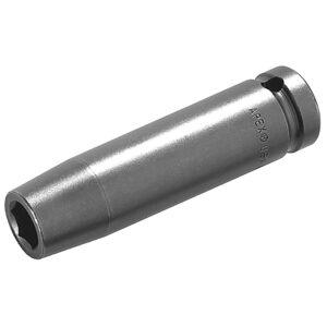 MB-15MM25 Apex 15mm Dado de Impacto Largo Métrico Magnético de 6 Puntos con Despeje para Perno, Impulsión Cuadrado de 1/2''
