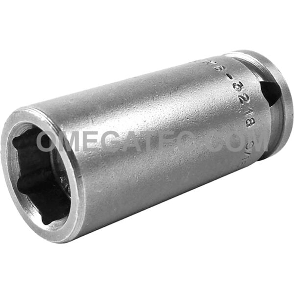 MB-3218 Apex 9/16'' Dado de Impacto Largo Magnético de 6 Puntos con Despeje para Perno, Impulsión Cuadrado de 3/8''