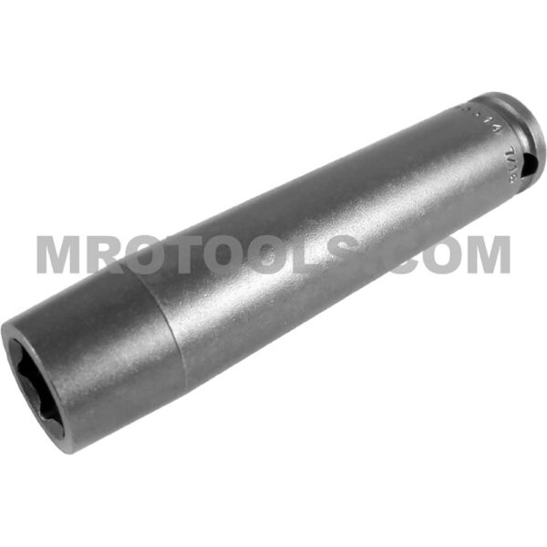 MB-3314 Apex 7/16'' Dado de Impacto Extra Largo Magnético de 6 Puntos con Despeje para Perno, Impulsión Cuadrado de 3/8''