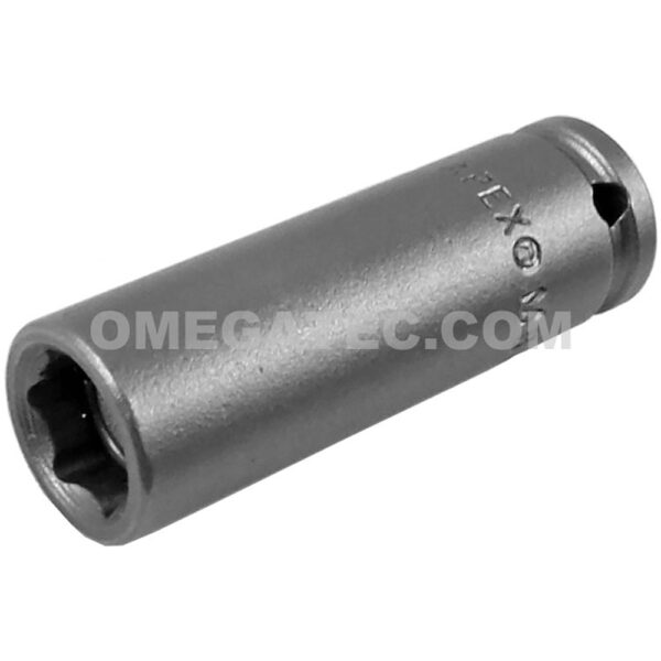 MB-9MM21 Apex 9mm Dado de Impacto Largo Métrico Magnético de 6 Puntos con Despeje para Perno, Impulsión Cuadrado de 1/4''
