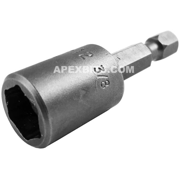 MDA-12 Apex 3/8'' Aprietatuerca de 6 Puntos Magnético, Para Tornillos de Hoja de Metal, Impulsor de Poder de 1/4''