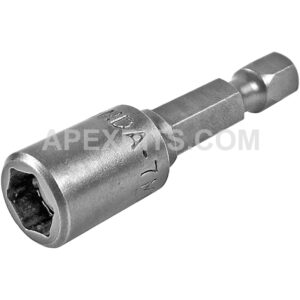 MDA-7MM Apex 7mm Aprietatuerca de 6 Puntos Metrico Magnético, Para Tornillos de Hoja de Metal, Impulsor de Poder de 1/4''