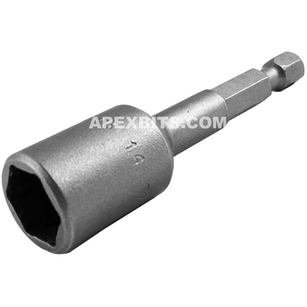 MDB-14 Apex 7/16'' Aprietatuerca de 6 Puntos Magnético, Para Tornillos de Hoja de Metal, Impulsor de Poder de 1/4''