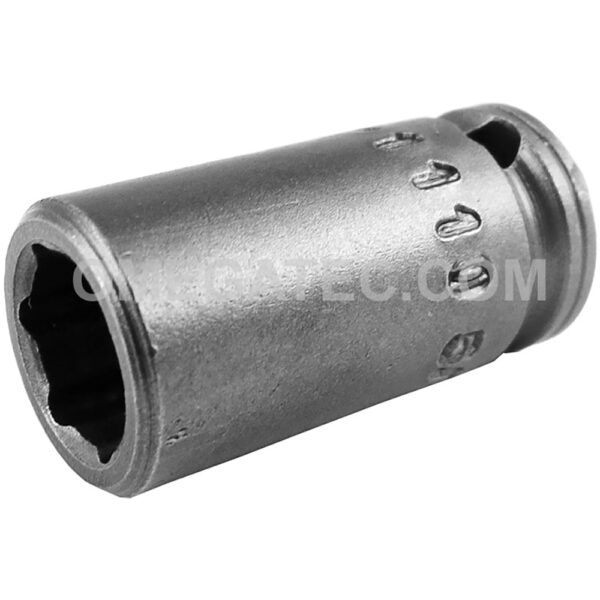 MX-1110 Apex 5/16'' Dado de Impacto Estándar Magnético X-Hard de 6 Puntos, Impulsión Cuadrado de 1/4''