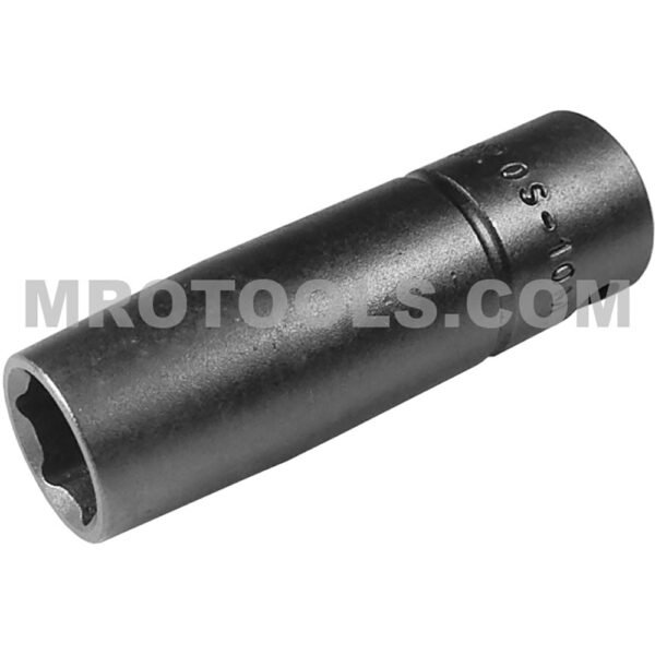 OS-10MM23 Apex 10mm Dado de Impacto Largo Métrico de 6 Puntos, No Anillo Sin Ranura, Impulsión Cuadrado de 3/8''