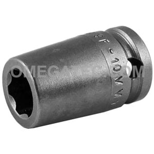 SF-10MM13 Apex 10mm Dado de Impacto Estándar Métrico de 6 Puntos con Accionamiento de Superficie, Impulsión Cuadrado de 3/8''