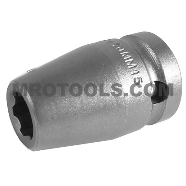 SF-10MM15 Apex 10mm Dado de Impacto Estándar Métrico de 6 Puntos con Accionamiento de Superficie, Impulsión Cuadrado de 1/2''