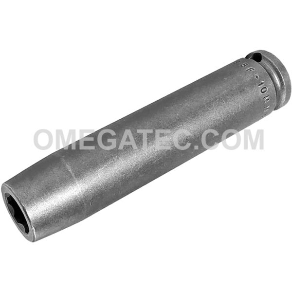 SF-10MM33 Apex 10mm Dado de Impacto Extra Largo Métrico de 6 Puntos con Accionamiento de Superficie, Impulsión Cuadrado de 3/8''