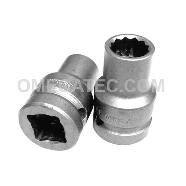SF-11MM55 Apex 11mm Dado de Impacto Extra Largo Métrico de 6 Puntos con Pared Delgada y Accionamiento de Superficie, Impulsión Cuadrado de 1/2''