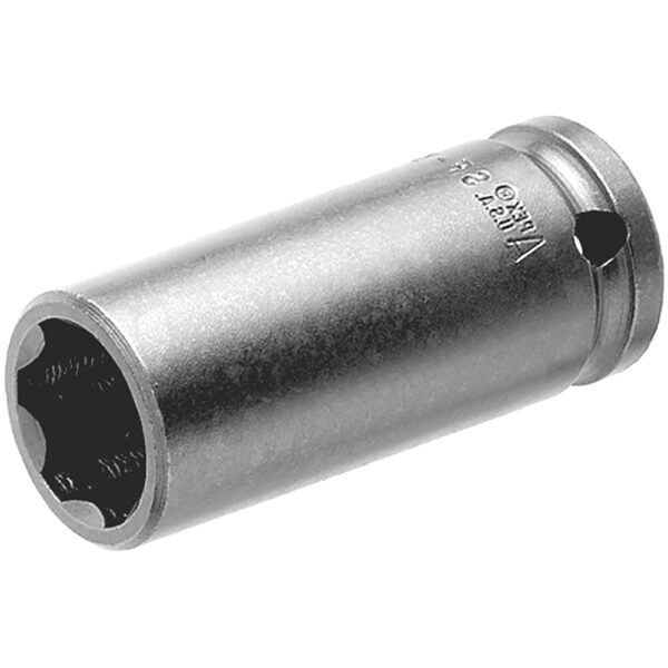 SF-13MM25 Apex 13mm Dado de Impacto Largo Métrico de 6 Puntos con Accionamiento de Superficie, Impulsión Cuadrado de 1/2''