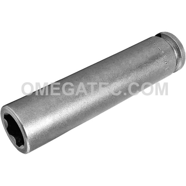 SF-13MM33 Apex 13mm Dado de Impacto Extra Largo Métrico de 6 Puntos con Accionamiento de Superficie, Impulsión Cuadrado de 3/8''