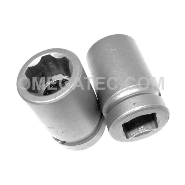 SF-15MM15 Apex 15mm Dado de Impacto Estándar Métrico de 6 Puntos con Accionamiento de Superficie, Impulsión Cuadrado de 1/2''