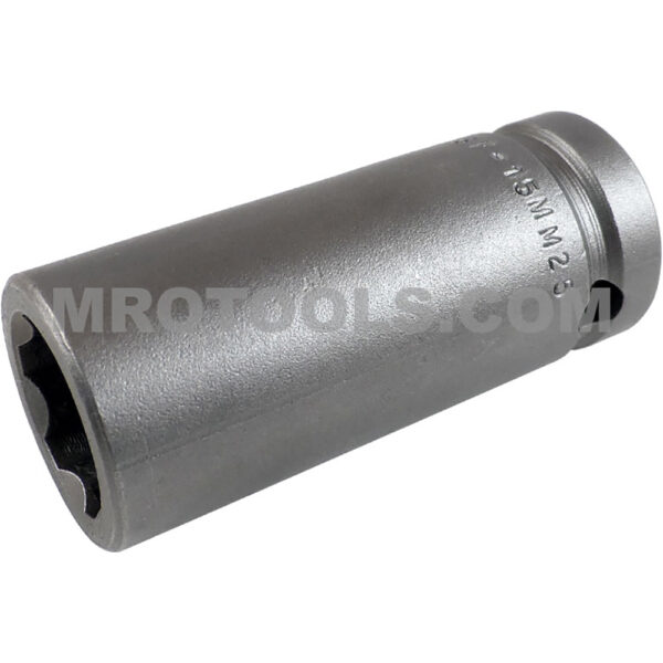 SF-15MM25 Apex 15mm Dado de Impacto Largo Métrico de 6 Puntos con Accionamiento de Superficie, Impulsión Cuadrado de 1/2''