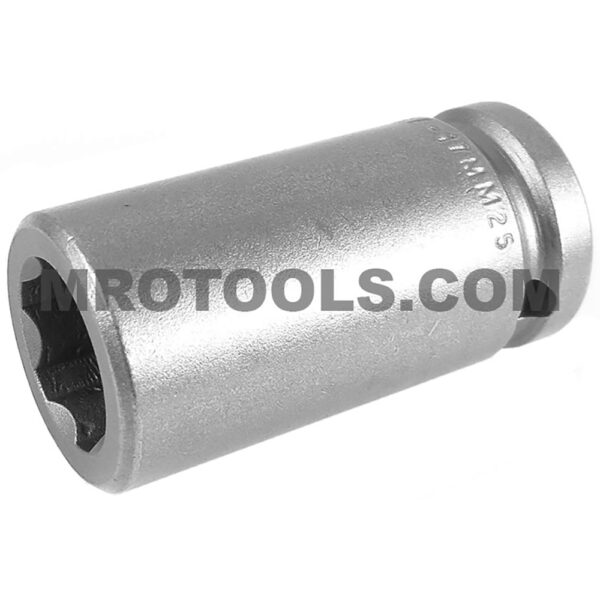 SF-17MM25 Apex 17mm Dado de Impacto Largo Métrico de 6 Puntos con Accionamiento de Superficie, Impulsión Cuadrado de 1/2''