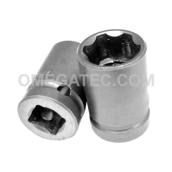 SF-18MM45 Apex 18mm Dado de Impacto Estándar Métrico de 6 Puntos con Pared Delgada y Accionamiento de Superficie, Impulsión Cuadrado de 1/2''