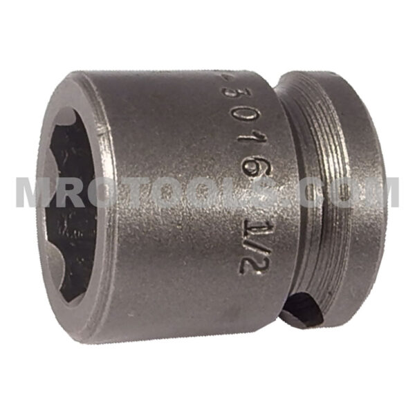 SF-3016 Apex 1/2'' Dado de Impacto Corto de 6 Puntos con Accionamiento de Superficie, Impulsión Cuadrado de 3/8''