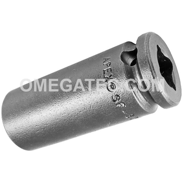 SF-3216 Apex 1/2'' Dado de Impacto Largo de 6 Puntos con Accionamiento de Superficie, Impulsión Cuadrado de 3/8''