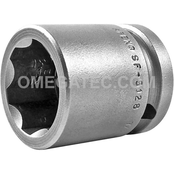 SF-5128 Apex 7/8'' Dado de Impacto Estándar de 6 Puntos con Accionamiento de Superficie, Impulsión Cuadrado de 1/2''