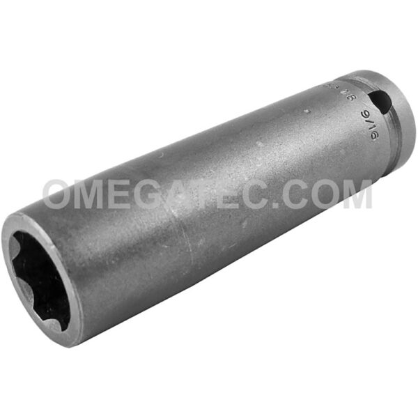 SF-5318 Apex 9/16'' Dado de Impacto Extra Largo de 6 Puntos con Accionamiento de Superficie, Impulsión Cuadrado de 1/2''