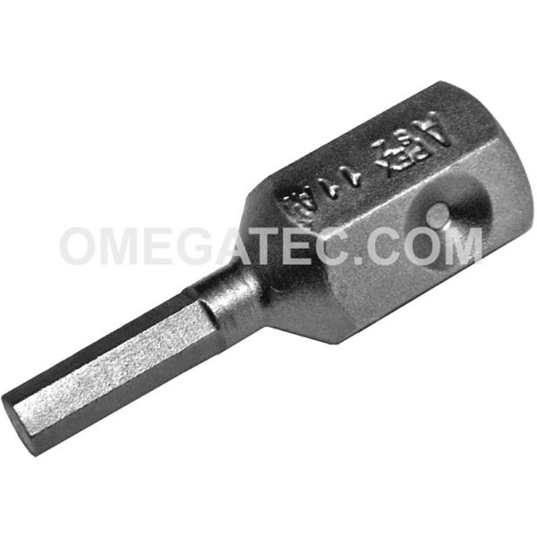SZ-11-A 5/32'' Apex Dado de Impacto con Cabeza de Punta, Solo Entrada de Impulsor Hexagonal, Impulsión Cuadrado de 3/8''