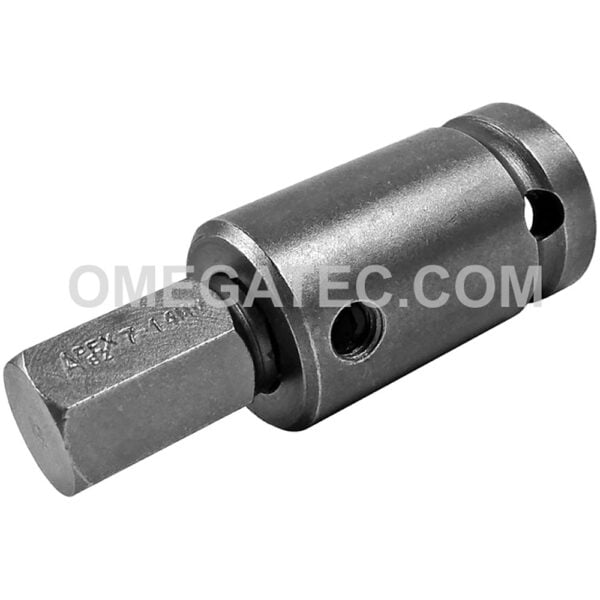 SZ-5-7-14MM Apex 14mm Dado de Impacto con Cabeza de Punta Métrico, Impulsión Cuadrado de 1/2''