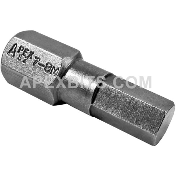SZ-7-8MM Apex 8mm Dado de Impacto con Cabeza de Punta Métrico, Impulsión Cuadrado de 1/2''