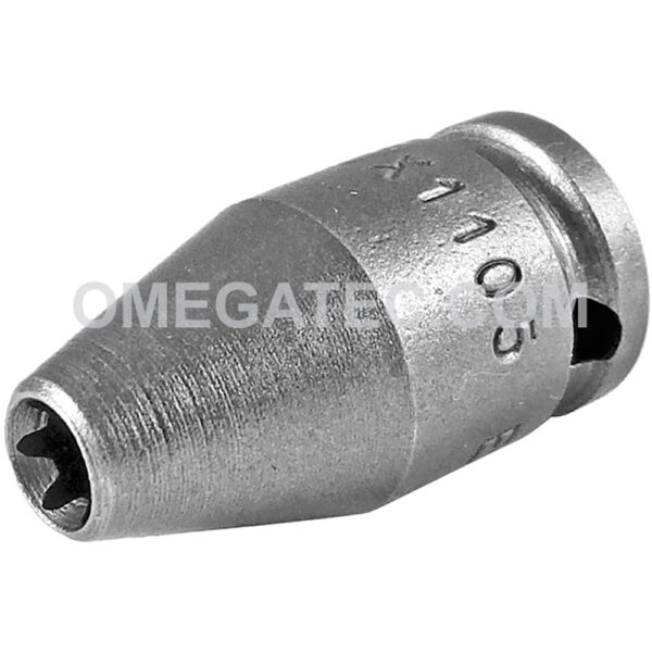 TX-1105 Apex E-5 Dado de Impacto Estilo Torx, Para Tornillos Externos, Impulsión Cuadrado de 1/4''