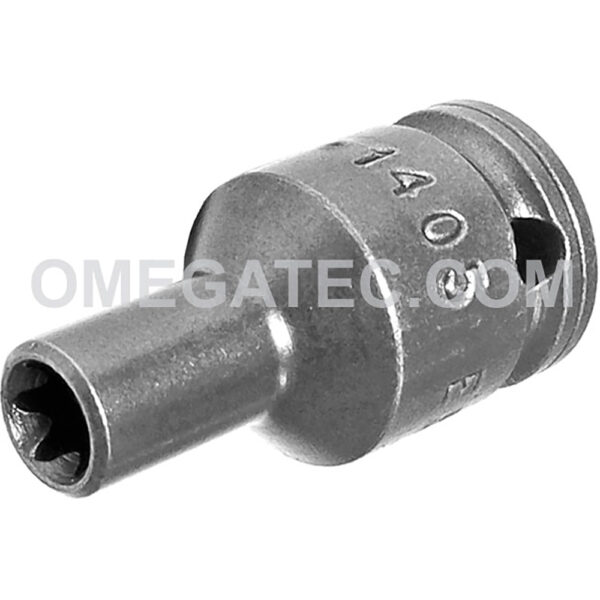 TX-1405 Apex E-5 Dado de Impacto Estilo Torx con Pared Delgada, Para Tornillos Externos, Impulsión Cuadrado de 1/4''